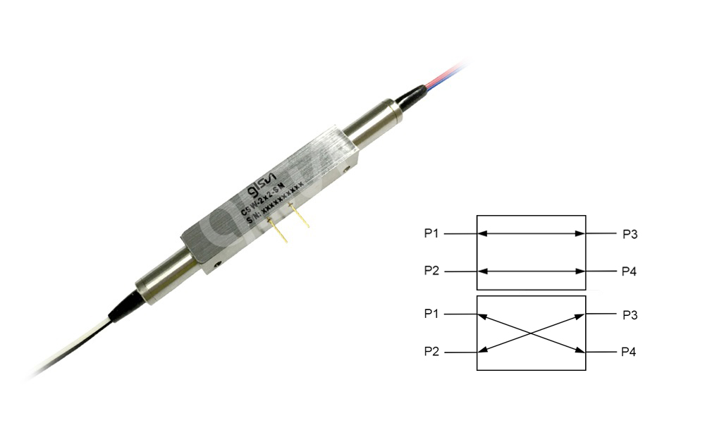 保偏N2x2电光开关